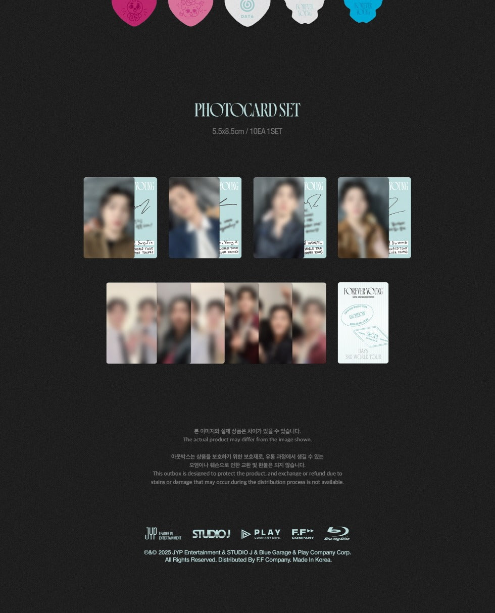 Day6 - Day6 3rd World Tour [Forwever Young] Blu-ray (3 Disc)(POB - Photocard 4ea Included)