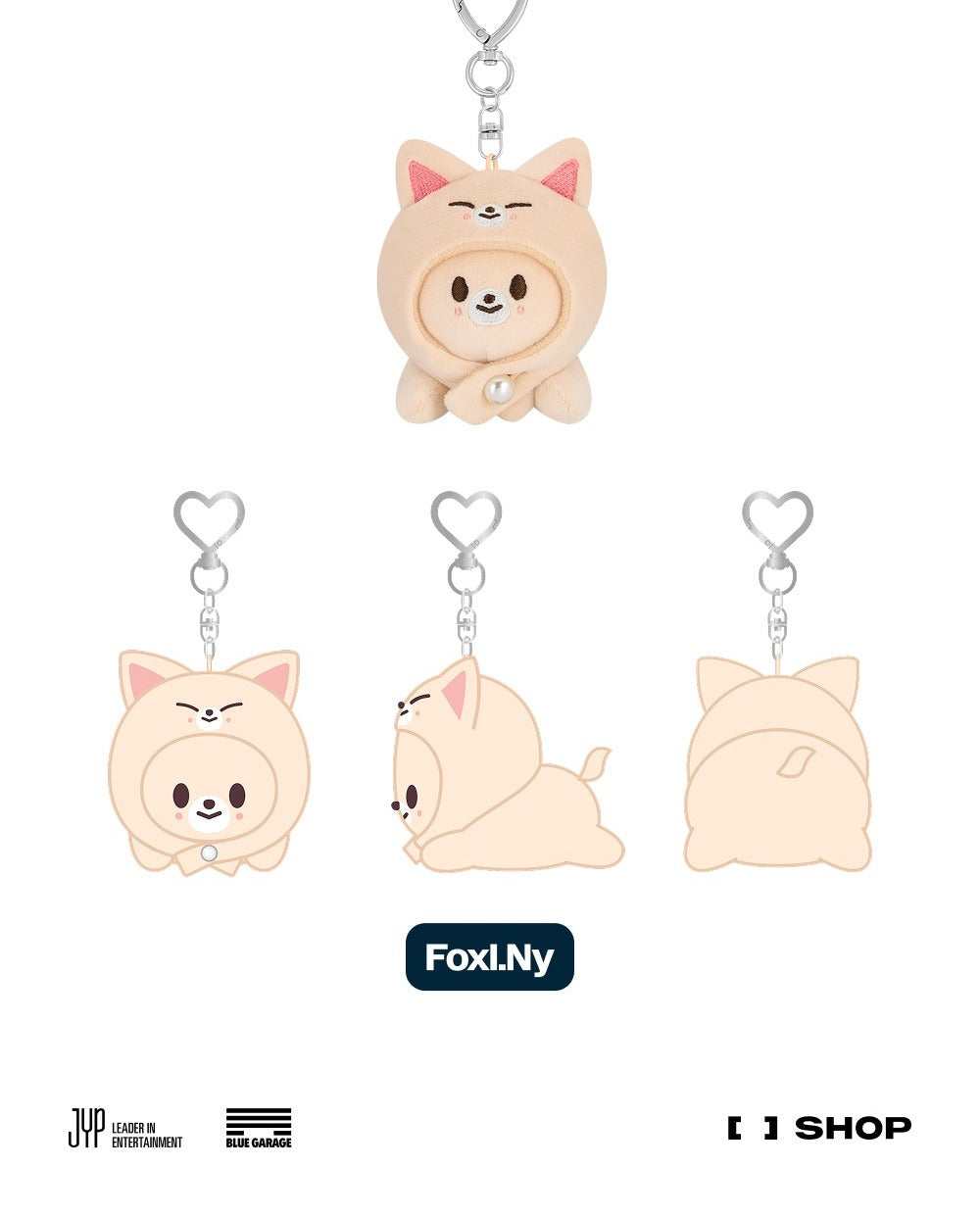 Stray Kids MD Merch (SKZOO KEYRING LYING Version)(8 Versions) – K