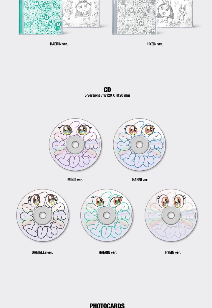 NewJeans【Supernatural】Cross Bag Ver. ５形態 NewJeans Supernatural NJ x MURAKAMI Cross Bag Version (5