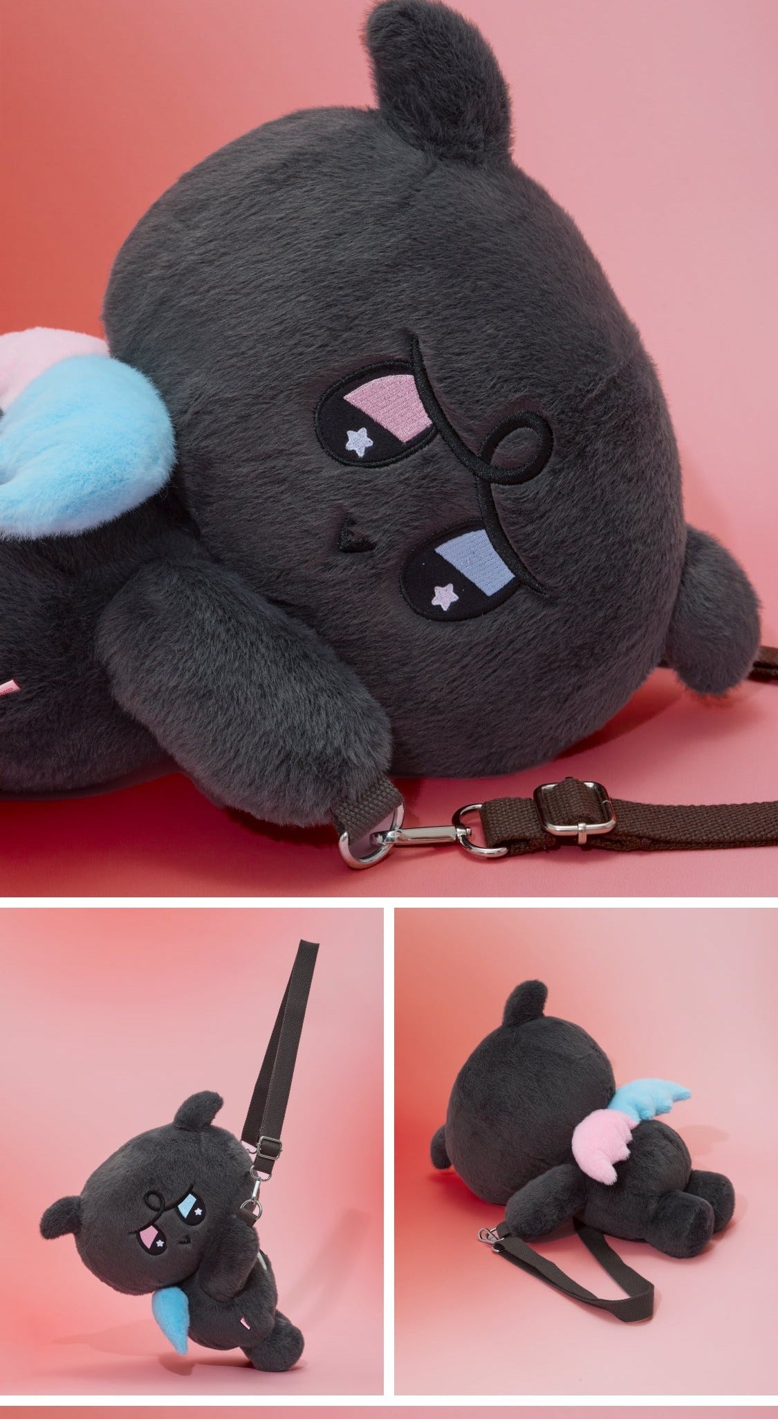 MIGHTEEZ(ATEEZ) - [MIGHTEEZ Rock The Stage] PLUSH BAG (8 Versions)(LINE FRIENDS SQUARE MERCH)(POB Photocard Included)