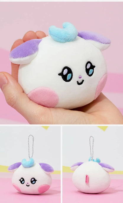 (PRE-ORDER 2025-11-07) ATEEZ - [MIGHTEEZ FACE PLUSH KEYRING](8 Versions)(LINE FRIENDS SQUARE MERCH)