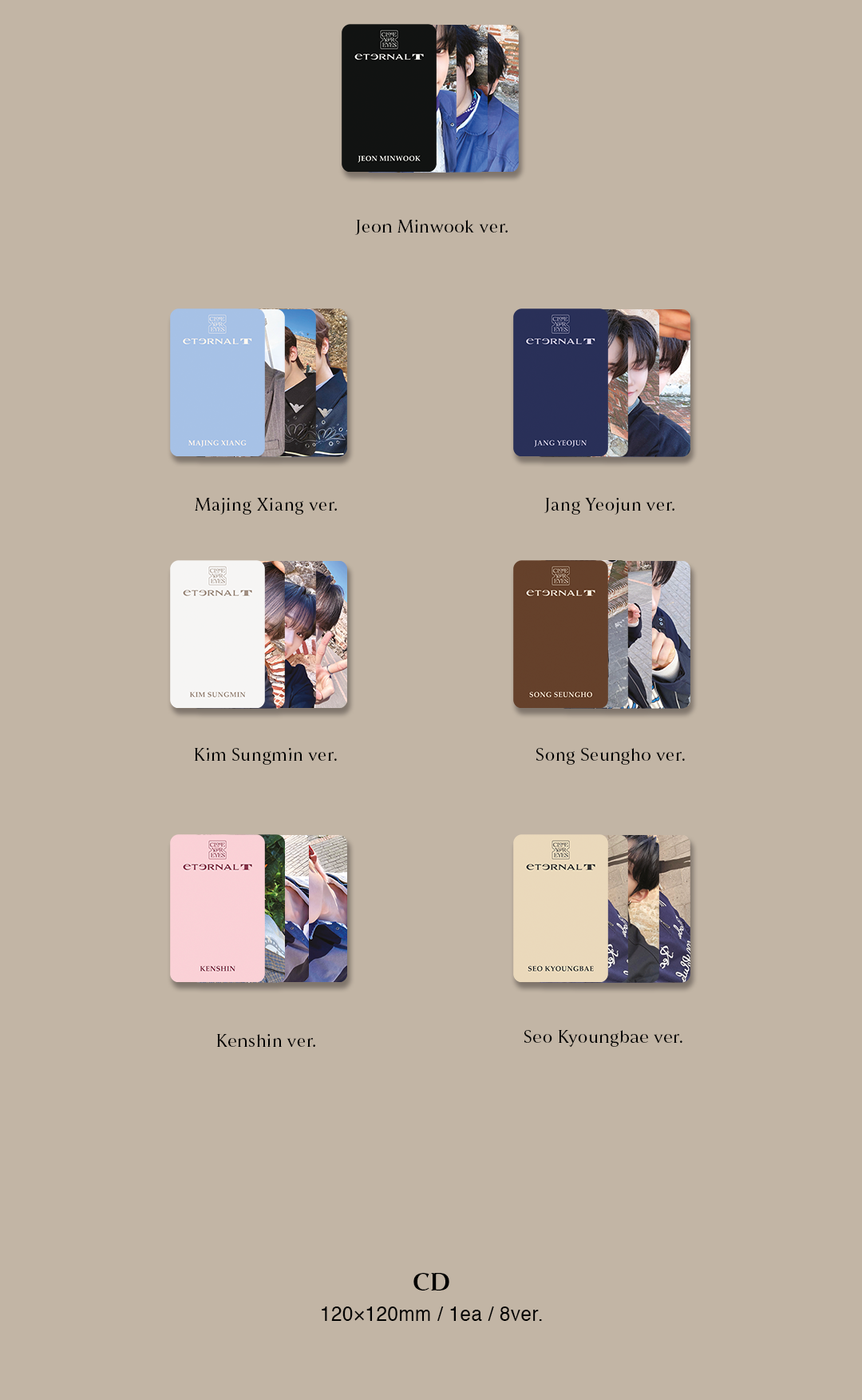 CLOSE YOUR EYES - 1st Mini Album [ETERNALT] Jewel Version (8