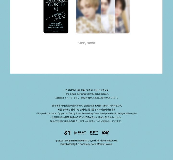 SHINee World VI Perferct Illumination in Seoul DVD Version*