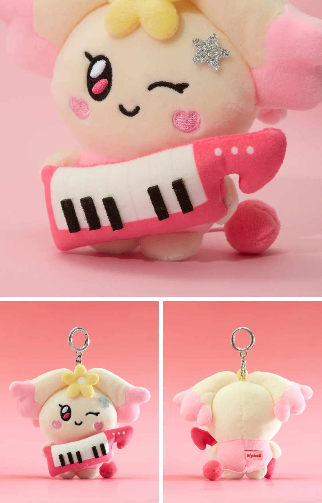 MIGHTEEZ(ATEEZ) - [MIGHTEEZ Rock The Stage] PLUSH KEYRING - ROCKSTAR (8 Versions)(LINE FRIENDS SQUARE MERCH)