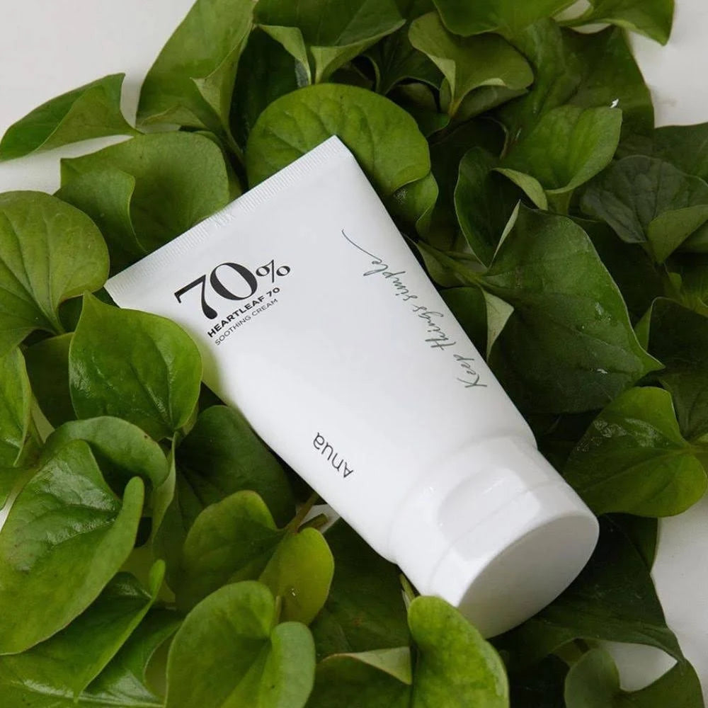 ANUA - Heartleaf 70% Soothing Cream (100 mL).