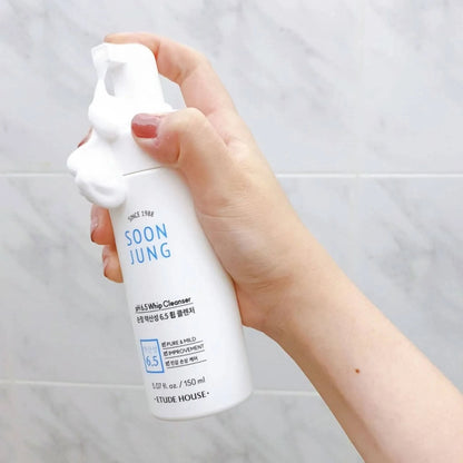 ETUDE - Soon Jung pH 6.5 Whip Cleanser (2 Sizes)