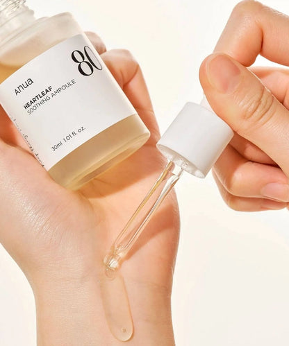 ANUA -  Heartleaf 80% Soothing Ampoule (30 mL).