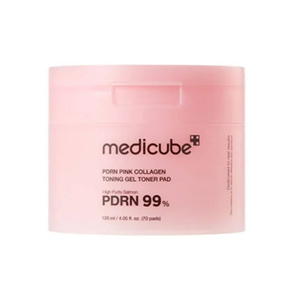 medicube - PDRN Pink Collagen Toning Gel Toner Pad (70 pcs)