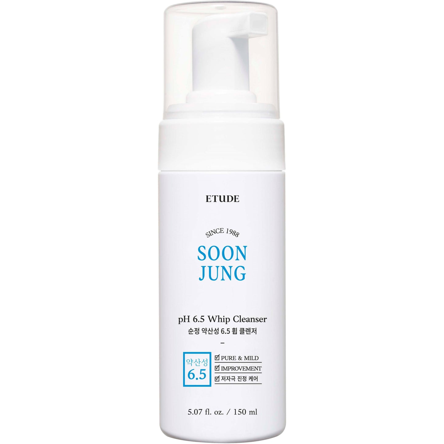 ETUDE - Soon Jung pH 6.5 Whip Cleanser (2 Sizes)