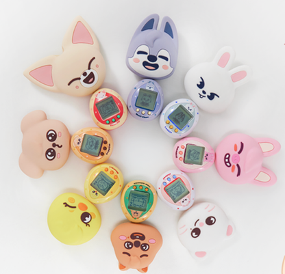 (PRE-ORDER 2025-06-30) Stray Kids - SKZOO Tamagotchi & Case Set (8 Versions).