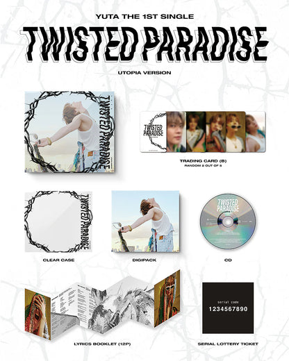Yuta (NCT) - Japan 1st Single Album [Twisted Paradise] (3 Versions)